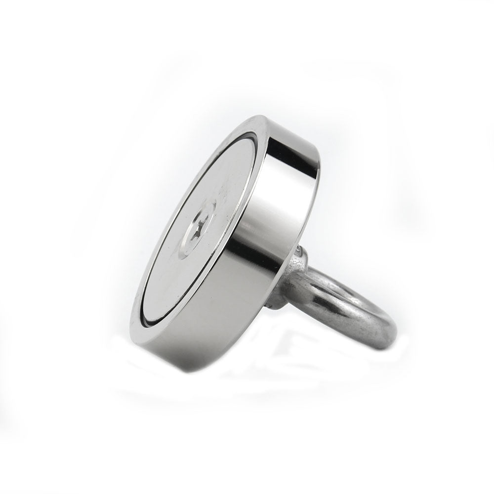 Neodymium Fishing Magnet 60mm with M8 Eye Bolt